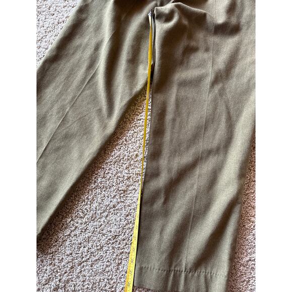Vintage Wool Olive Green Military OG Fatigue 31x32 Pants - Picture 9 of 10